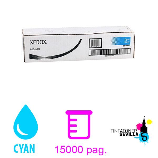 Tóner Original Xerox WorkCentre M-24 Cyan 006R01154