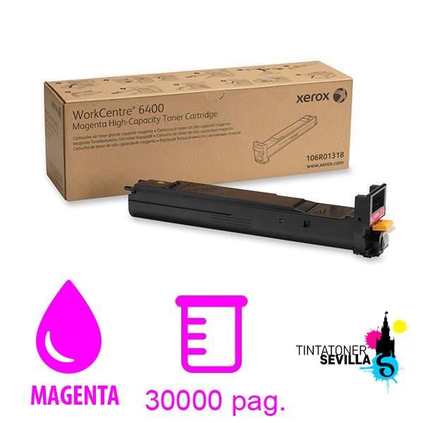Imagen del producto Tóner Original Xerox WorkCentre 6400 Magenta 106R01325