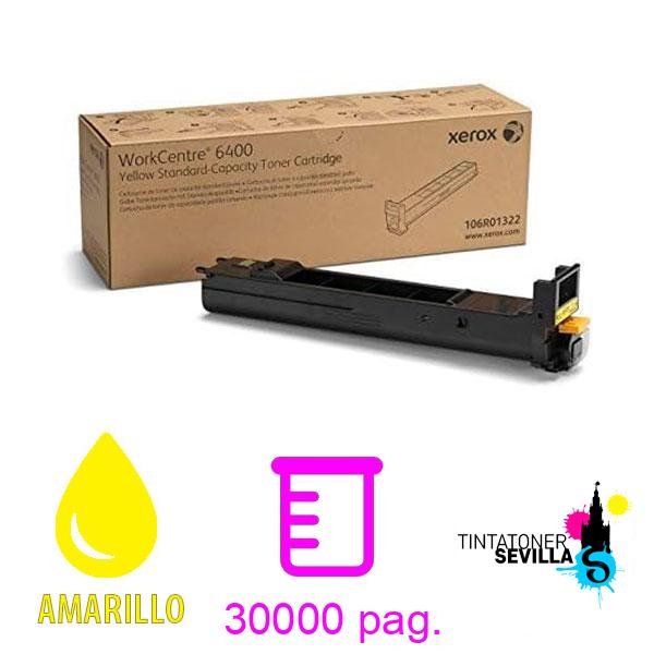 Imagen del producto Tóner Original Xerox WorkCentre 6400 Amarillo 106R01326