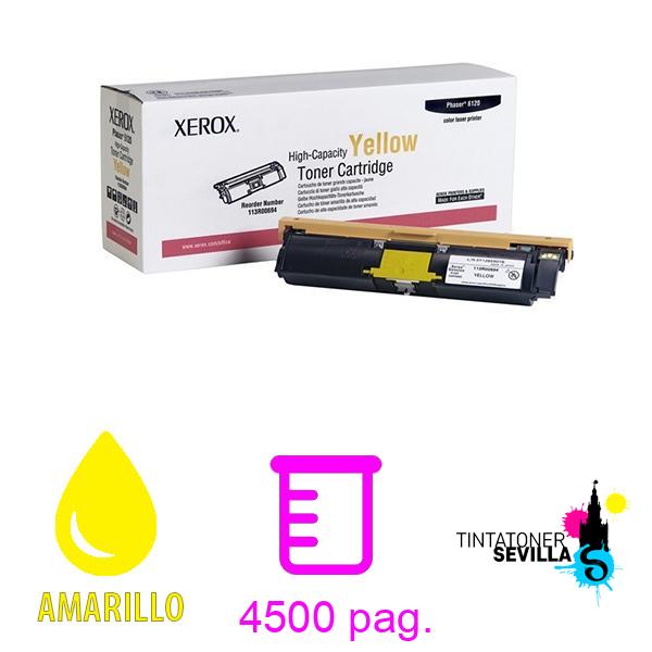 Tóner Original Xerox 6120 Amarillo XL 113R003694