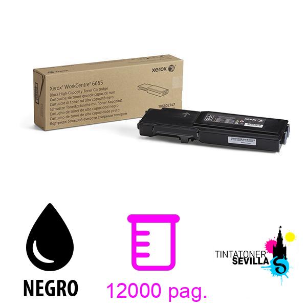 Tóner Original Xerox Workcenter 6655 Negro 106R02747