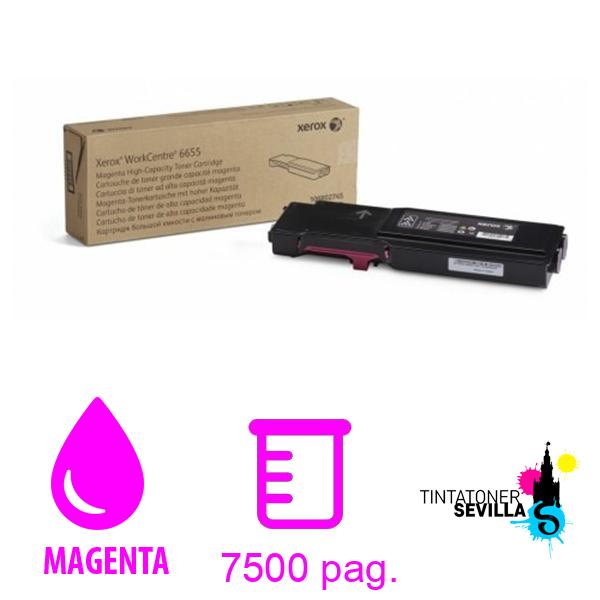 Tóner Original Xerox Workcenter 6655 Magenta 106R02745